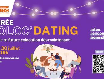 Coloc'dating : un rendez-vous Logement à ne pas rater cet été !
