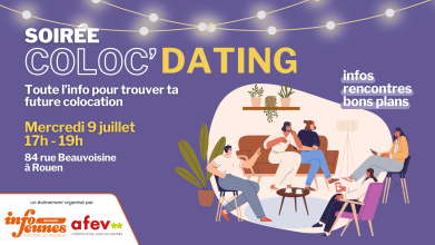 À Rouen cet été, trouvez votre colocation solidaire pour la rentrée 