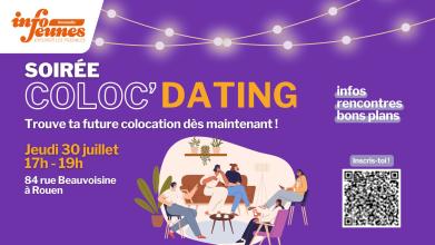 Coloc'dating : un rendez-vous Logement à ne pas rater cet été !