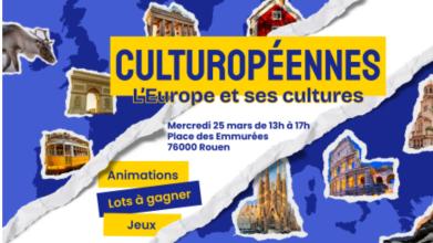 Culturopéennes : l’Europe en fête à Rouen le 25 mars