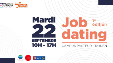 Job dating décroche ton job de rentrée au Campus Pasteur à Rouen