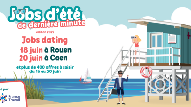 Trouver son job d'été de dernière minute en Normandie