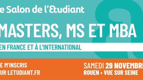 Salon L'Etudiant Masters, MS et MBA en France et à l'international à Rouen